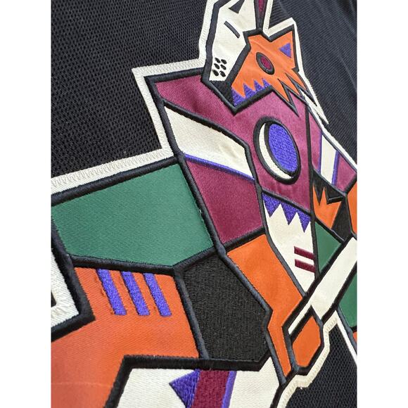 Arizona Coyotes Breakaway Stitched Hockey Jersey Adidas Home 54 Kachina Green - Picture 6 of 10